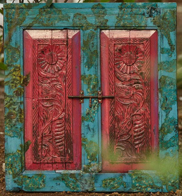 Pink & Blue Bohemian Window
