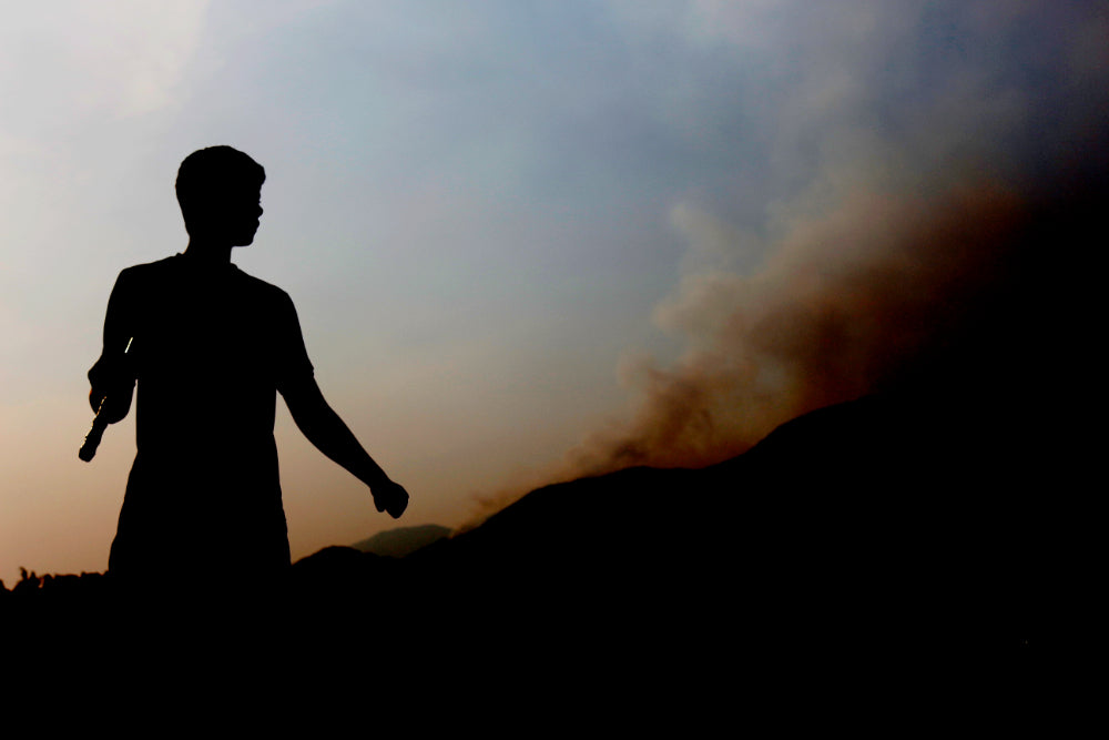 Silhouette of Boy