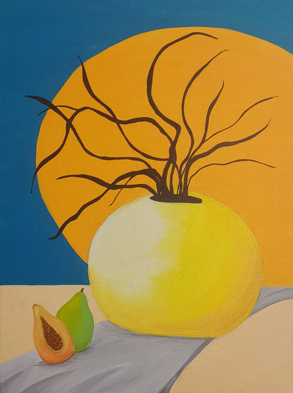 Yellow vase
